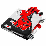 Carticica senzoriala, Bocioland, Cu 8 pagini in culori contrastante, Fosneste cand este atinsa, Din material moale, 0 luni+, Horse