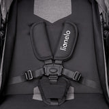 Carucior sport, Lionelo, Zoey, De la nastere, Cu accesorii, Cadru din aluminiu, 0- 15 kg, Conform cu standardul european de securitate EN1888-1, Gri