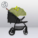 Carucior sport, Lionelo, Zoey, De la nastere, Cu accesorii, Cadru din aluminiu, 0- 15 kg, Conform cu standardul european de securitate EN1888-1, Gri