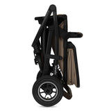 Carucior 2 in 1, Lionelo, Amber, Cadru aluminiu, Cu landou intarit si salteluta moale, Reversibil, Maner ajustabil, Huse pentru picioare, ploaie, Plasa de tantari, Geanta parinti, Pana la 22 kg, EN1888-1, EN1888-2, EN1466, Bej