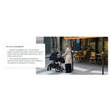 Carucior 2 in 1, Lionelo, Layla, Pana la 22 kg, Cadru aluminiu, Cu landou intarit si salteluta din spuma AirDots, Reversibil, Cu ventilatie 3D, Cu accesorii, EN1888-1, EN1888-2, EN1466, Gri