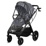 Carucior 2 in 1, Lionelo, Layla, Pana la 22 kg, Cadru aluminiu, Cu landou intarit si salteluta din spuma AirDots, Reversibil, Cu ventilatie 3D, Cu accesorii, EN1888-1, EN1888-2, EN1466, Gri