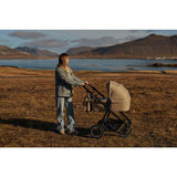 Carucior 2 in 1, Lionelo, Meril, Cu landou si scaun cu dimensiune XL, Reversibil, Cu sistem de ventilatie 3D, Cu accesorii, Pana la 22 kg, De la nastere, Conform cu EN1888-1 EN1888-2, EN1466, Bej