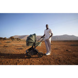 Carucior 2 in 1, Lionelo, Mika Plus, Cadru din aluminiu, Cu landou intarit si salteluta moale, Reversibil, Cu sistem de ventilatie 3D, Cu accesorii, Pana la 22 kg, Conform cu EN1888-1 EN1888-2, EN1466, Bej