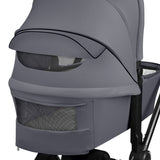 Carucior 2 in 1, Lionelo, Mika Plus, Cadru din aluminiu, Cu landou intarit si salteluta moale, Reversibil, Cu sistem de ventilatie 3D, Cu accesorii, Pana la 22 kg, Conform cu EN1888-1 EN1888-2, EN1466, Gri