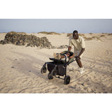 Carucior 2 in 1, Lionelo, Mika Plus, Cadru din aluminiu, Cu landou intarit si salteluta moale, Reversibil, Cu sistem de ventilatie 3D, Cu accesorii, Pana la 22 kg, Conform cu EN1888-1 EN1888-2, EN1466, Bej