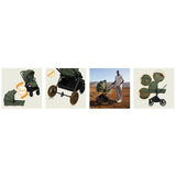 Carucior 2 in 1, Lionelo, Mika Plus, Cadru din aluminiu, Cu landou intarit si salteluta moale, Reversibil, Cu sistem de ventilatie 3D, Cu accesorii, Pana la 22 kg, Conform cu EN1888-1 EN1888-2, EN1466, Verde