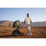 Carucior 2 in 1, Lionelo, Mika Plus, Cadru din aluminiu, Cu landou intarit si salteluta moale, Reversibil, Cu sistem de ventilatie 3D, Cu accesorii, Pana la 22 kg, Conform cu EN1888-1 EN1888-2, EN1466, Bej