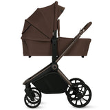 Carucior 2 in 1, Lionelo, Mika Plus, Cadru din aluminiu, Cu landou intarit si salteluta moale, Reversibil, Cu sistem de ventilatie 3D, Cu accesorii, Pana la 22 kg, Conform cu EN1888-1 EN1888-2, EN1466, Mocha Mousse