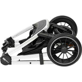 Carucior 3 in 1, FreeON, Joy, Reversibil, Cu cadru din aluminiu, Scoica auto, Husa picioare, Geanta mamici si accesorii, Conform cu standardele europene EN1888-1:2018+A1:2022, Gri