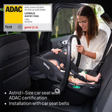 Carucior 3 in 1, Lionelo, Amber, Landou intarit, Scoica auto testata ADAC, Reversibil, Cu accesorii, Geanta parinti, Pana la 22 kg, Bej