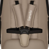 Carucior 3 in 1, Lionelo, Amber, Landou intarit, Scoica auto testata ADAC, Reversibil, Cu accesorii, Geanta parinti, Pana la 22 kg, Bej