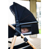 Carucior 3 in 1, Lionelo, Amber, Landou intarit, Scoica auto testata ADAC, Reversibil, Cu accesorii, Geanta parinti, Pana la 22 kg, Bej