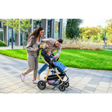 Carucior 3 in 1, Lionelo, Amber, Landou intarit, Scoica auto testata ADAC, Reversibil, Cu accesorii, Geanta parinti, Pana la 22 kg, Bej