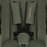 Carucior 3 in 1, Lionelo, Amber Plus, Cadru aluminiu, Cu landou intarit si salteluta moale, Cu scoica auto testata ADAC, Reversibil, Maner ajustabil, Cu accesorii, Cu ventilatie panoramica 3D, Pana la 22 kg, EN1888-1, EN1888-2, EN1466, ECE R129, Verde
