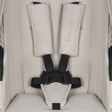 Carucior 3 in 1, Lionelo, Amber Plus, Cadru aluminiu, Cu landou intarit si salteluta moale, Cu scoica auto testata ADAC, Reversibil, Maner ajustabil, Cu accesorii, Cu ventilatie panoramica 3D, Pana la 22 kg, EN1888-1, EN1888-2, EN1466, ECE R129, Bej