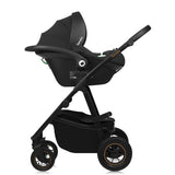 Carucior 3 in 1, Lionelo, Amber Plus, Cadru aluminiu, Cu landou intarit si salteluta moale, Cu scoica auto testata ADAC, Reversibil, Maner ajustabil, Cu accesorii, Cu ventilatie panoramica 3D, Pana la 22 kg, EN1888-1, EN1888-2, EN1466, ECE R129, Bej