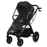 Carucior 3 in 1, Lionelo, Layla, Pana la 22 kg, Cadru aluminiu, Cu landou intarit si salteluta din spuma AirDots, Cu scoica auto testata ADAC, Reversibil, Cu ventilatie 3D, Cu accesorii, EN1888-1, EN1888-2, EN1466, Negru