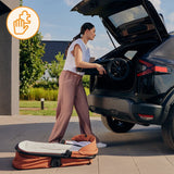 Carucior 3 in 1, Lionelo, Layla, Pana la 22 kg, Cadru aluminiu, Cu landou intarit si salteluta din spuma AirDots, Cu scoica auto testata ADAC, Reversibil, Cu ventilatie 3D, Cu accesorii, EN1888-1, EN1888-2, EN1466, Verde