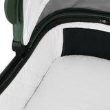 Carucior 3 in 1, Lionelo, Layla, Pana la 22 kg, Cadru aluminiu, Cu landou intarit si salteluta din spuma AirDots, Cu scoica auto testata ADAC, Reversibil, Cu ventilatie 3D, Cu accesorii, EN1888-1, EN1888-2, EN1466, Verde