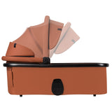 Carucior 3 in 1, Lionelo, Layla, Pana la 22 kg, Cadru aluminiu, Cu landou intarit si salteluta din spuma AirDots, Cu scoica auto testata ADAC, Reversibil, Cu ventilatie 3D, Cu accesorii, EN1888-1, EN1888-2, EN1466, Maro