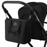 Carucior 3 in 1, Lionelo, Meril, Cu landou de dimensiune XL, Reversibil, Cu scoica auto testata ADAC, Cu accesorii, Pana la 22 kg, Conform cu EN1888-1 EN1888-2, EN1466, Negru