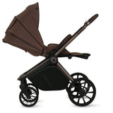 Carucior 3 in 1, Lionelo, Mika Plus, Cadru din aluminiu, Cu landou intarit si salteluta moale, Cu scoica auto testata ADAC, Reversibil, Cu sistem de ventilatie 3D, Cu accesorii, Pana la 22 kg, EN1888-1 EN1888-2 EN1466 ECE R129, Mocha Mousse