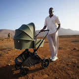 Carucior 3 in 1, Lionelo, Mika Plus, Cadru din aluminiu, Cu landou intarit si salteluta moale, Cu scoica auto testata ADAC, Reversibil, Cu sistem de ventilatie 3D, Cu accesorii, Pana la 22 kg, EN1888-1 EN1888-2 EN1466 ECE R129, Maro