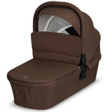 Carucior 3 in 1, Lionelo, Mika Plus, Cadru din aluminiu, Cu landou intarit si salteluta moale, Cu scoica auto testata ADAC, Reversibil, Cu sistem de ventilatie 3D, Cu accesorii, Pana la 22 kg, EN1888-1 EN1888-2 EN1466 ECE R129, Mocha Mousse