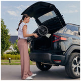 Carucior 3 in 1, Lionelo, Mika Plus, Cadru din aluminiu, Cu landou intarit si salteluta moale, Cu scoica auto testata ADAC, Reversibil, Cu sistem de ventilatie 3D, Cu accesorii, Pana la 22 kg, EN1888-1 EN1888-2 EN1466 ECE R129, Mocha Mousse