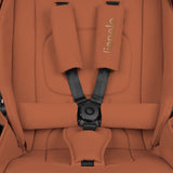 Carucior 3 in 1, Lionelo, Mika Plus, Cadru din aluminiu, Cu landou intarit si salteluta moale, Cu scoica auto testata ADAC, Reversibil, Cu sistem de ventilatie 3D, Cu accesorii, Pana la 22 kg, EN1888-1 EN1888-2 EN1466 ECE R129, Maro