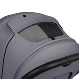 Carucior 3 in 1, Lionelo, Mika Plus, Cadru din aluminiu, Cu landou intarit si salteluta moale, Cu scoica auto testata ADAC, Reversibil, Cu sistem de ventilatie 3D, Cu accesorii, Pana la 22 kg, EN1888-1 EN1888-2 EN1466 ECE R129, Gri