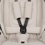 Carucior 3 in 1, Lionelo, Mika Plus, Cadru din aluminiu, Cu landou intarit si salteluta moale, Cu scoica auto testata ADAC, Reversibil, Cu sistem de ventilatie 3D, Cu accesorii, Pana la 22 kg, EN1888-1 EN1888-2 EN1466 ECE R129, Bej