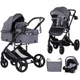 Carucior Chipolino Amore 3 in 1 cloud grey