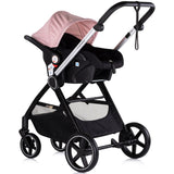 Carucior Chipolino Marbella 3 in 1 pink marshmallow
