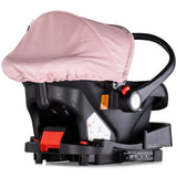Carucior Chipolino Marbella 3 in 1 pink marshmallow