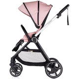 Carucior Chipolino Marbella 3 in 1 pink marshmallow