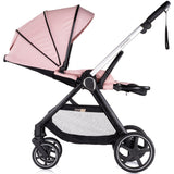 Carucior Chipolino Marbella 3 in 1 pink marshmallow