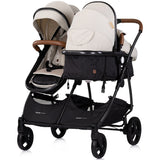 Carucior gemeni Chipolino Duo Smart 2 in 1 biscotta