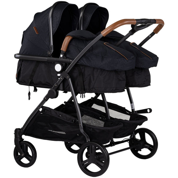 Carucior gemeni Chipolino Duo Smart 2 in 1 blackberry