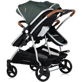 Carucior gemeni Chipolino Duo Smart 3 in 1 basil