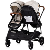 Carucior gemeni Chipolino Duo Smart 3 in 1 biscotta