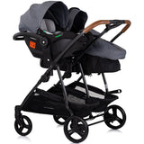 Carucior gemeni Chipolino Duo Smart 3 in 1 cloud