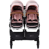 Carucior gemeni Chipolino Duo Smart 3 in 1 pink marshmallow
