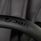 Carucior gemeni pliabil Twinside, Jane, Pliere rapida cu o mana, De la nastere pana la 22 Kg, Cu huse pentru ploaie, Spatare independente, Cu suspensii, Conform cu EN 1888-2:2018+A1:2023, Coal