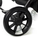 Carucior gemeni pliabil Twinside, Jane, Pliere rapida cu o mana, De la nastere pana la 22 Kg, Cu huse pentru ploaie, Spatare independente, Cu suspensii, Conform cu EN 1888-2:2018+A1:2023, Coal