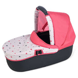 Carucior pentru papusi Smoby Quinny Combi 3 in 1 roz