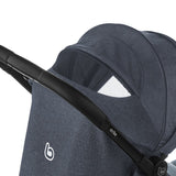 Carucior sport, Be Cool, Strike, Cu pliere automata, Roti cu suspensii, De la nastere pana la 22 Kg, 6.88 Kg, Be Azure