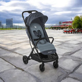 Carucior sport, Be Cool, Strike, Cu pliere automata, Roti cu suspensii, De la nastere pana la 22 Kg, 6.88 Kg, Be Azure