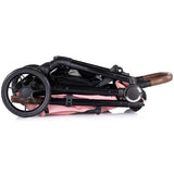 Carucior sport Chipolino Ultera cu husa picioare pink marshmallow